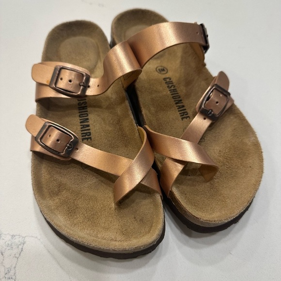 Rose Gold Sandals - Size 6 - Picture 3 of 9